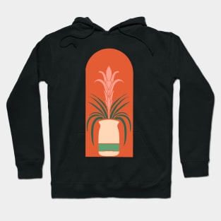 Midecentury Tropical Bromeliad Hoodie